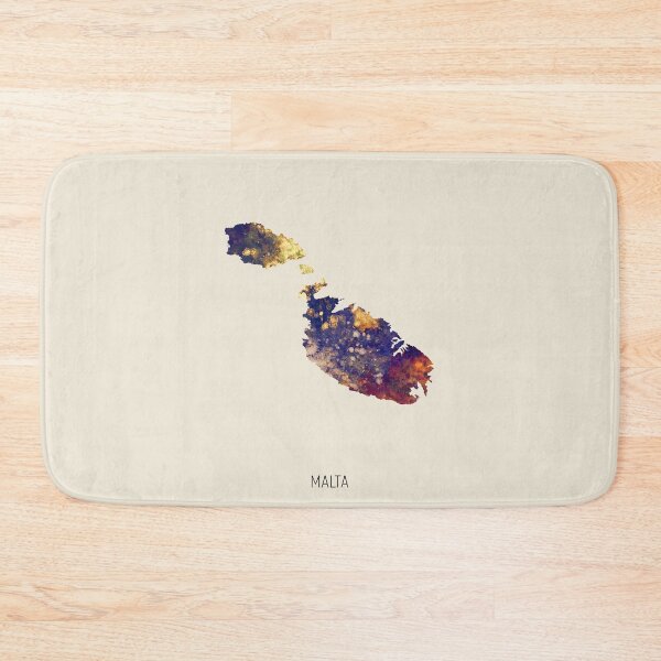 Item preview, Malta Watercolor Map designed and sold by ArtPrints.