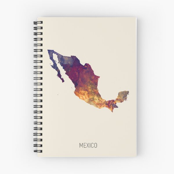 Item preview, Mexico Watercolor Map designed and sold by ArtPrints.
