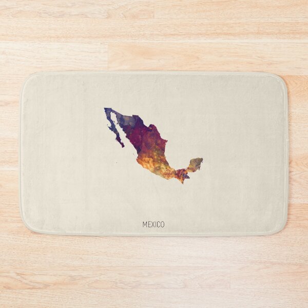 Item preview, Mexico Watercolor Map designed and sold by ArtPrints.