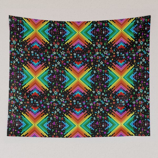 Item preview, STRIPES AND STARS,colorful abstraction designed and sold by Adri Barnard.