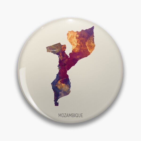 Item preview, Mozambique Watercolor Map designed and sold by ArtPrints.