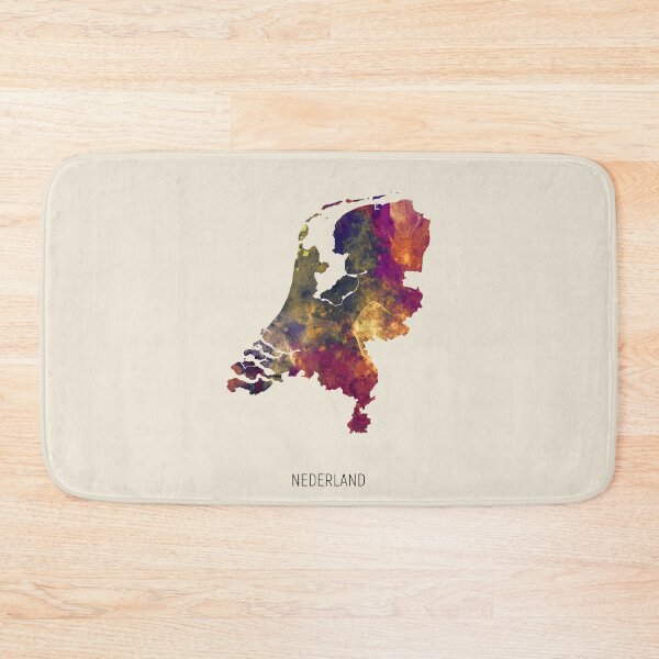 Item preview, Nederland Watercolor Map designed and sold by ArtPrints.