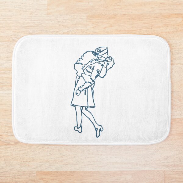 Item preview, V-J Day Kiss Times Square Line Art designed and sold by Arsalanes.