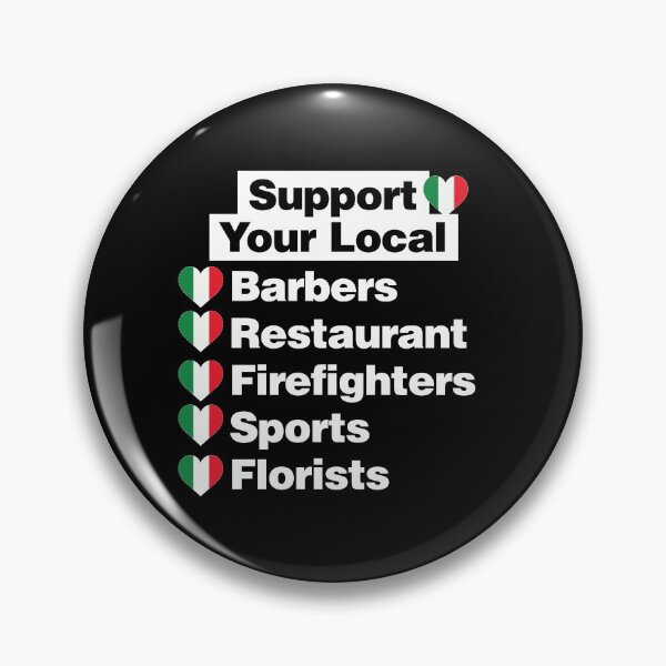 Item preview, Support Italian Local Barbers, Firefighters, Sports, Florists designed and sold by elhefe.