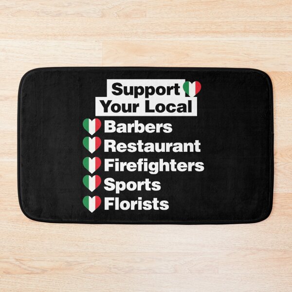 Item preview, Support Italian Local Barbers, Firefighters, Sports, Florists designed and sold by elhefe.