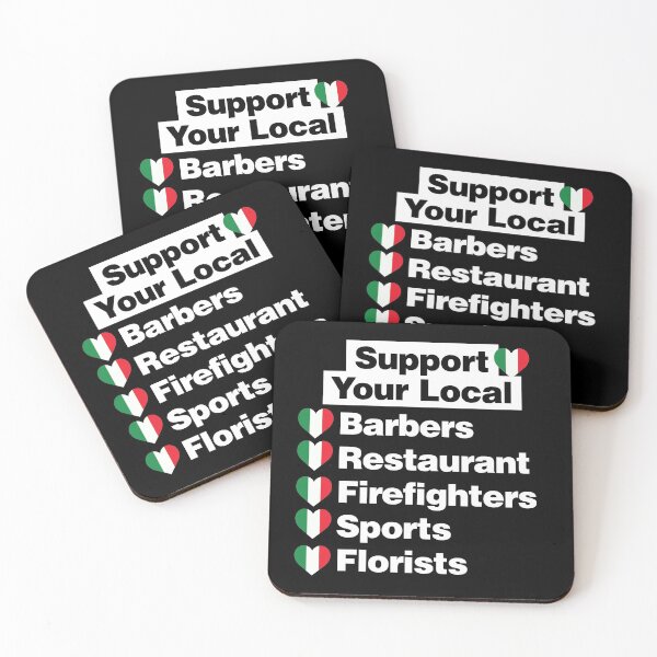 Item preview, Support Italian Local Barbers, Firefighters, Sports, Florists designed and sold by elhefe.