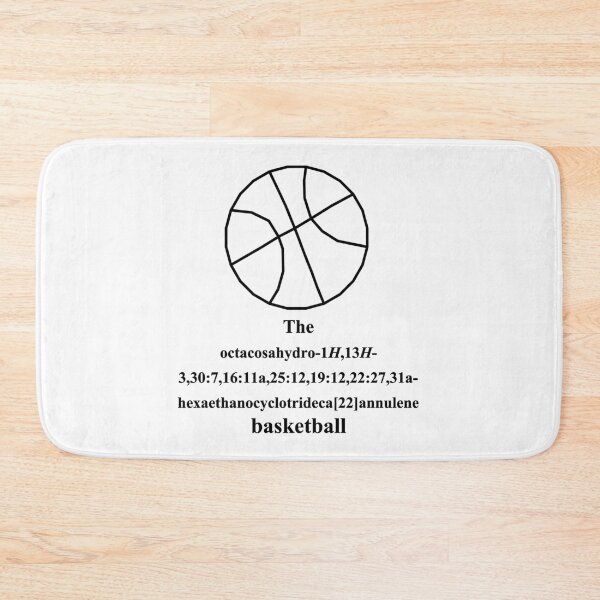 Item preview, funny basketball - IUPAC - chemistry - black designed and sold by Marcel Wirth.