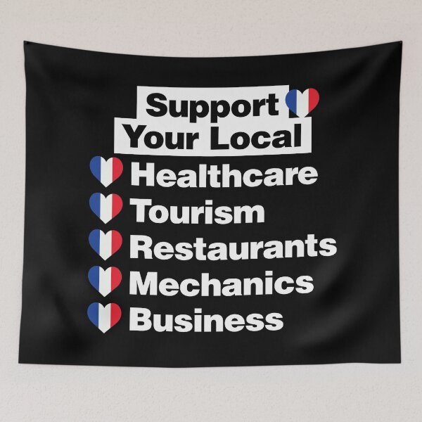 Item preview, Support Your French Local Healthcare, Tourism, Restaurants, Mechanics designed and sold by elhefe.