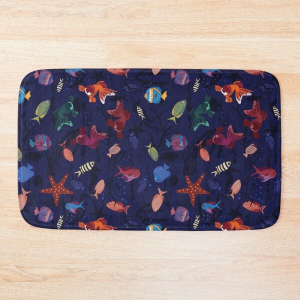 Item preview, Fish Party. Underwater Textile Pattern. designed and sold by Sandra Vincent.