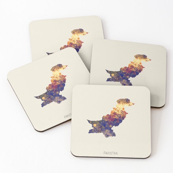 Item preview, Pakistan Watercolor Map designed and sold by ArtPrints.