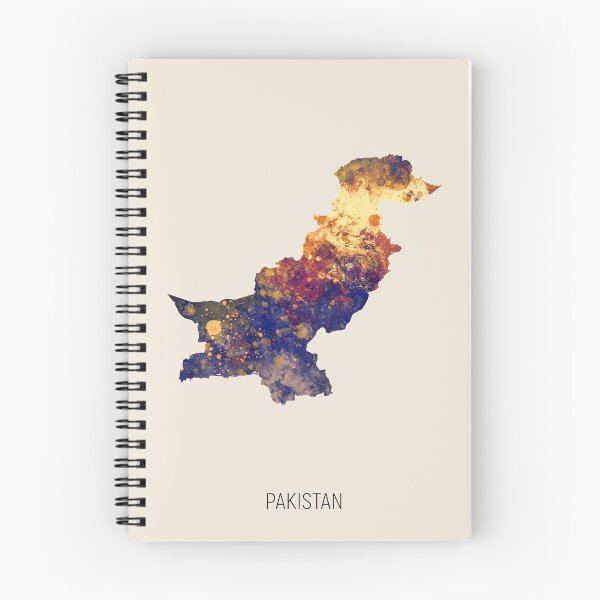 Item preview, Pakistan Watercolor Map designed and sold by ArtPrints.