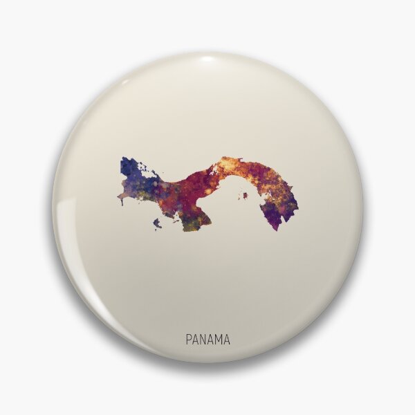 Item preview, Panama Watercolor Map designed and sold by ArtPrints.