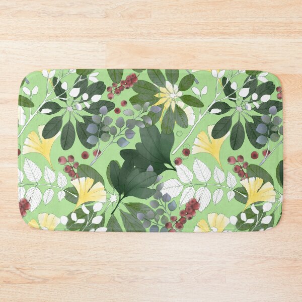 Item preview, Botanical garden pattern color light green  designed and sold by Thiti.