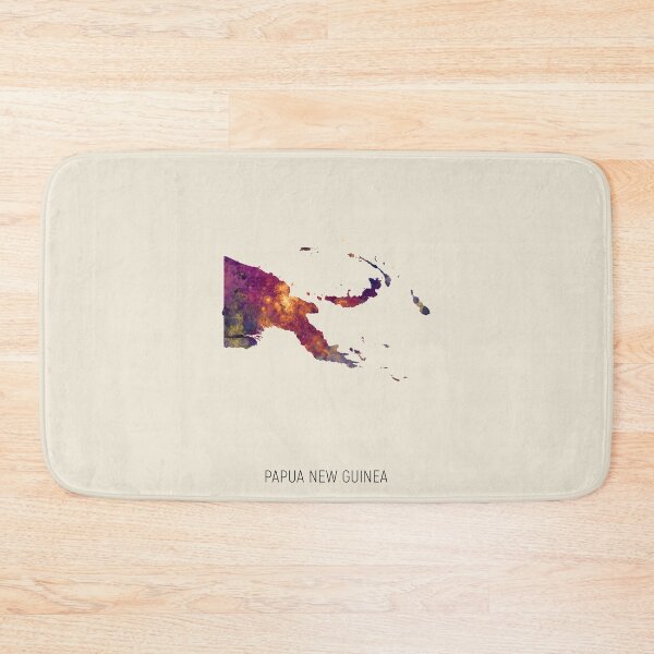 Item preview, Papua New Guinea Watercolor Map designed and sold by ArtPrints.