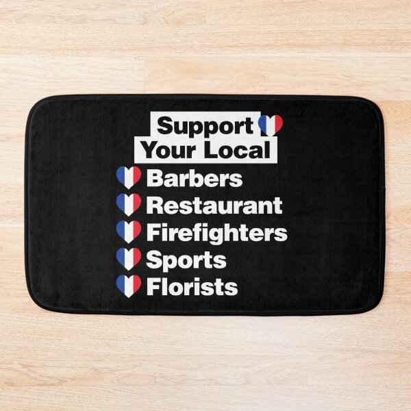 Item preview, Support French Local Barbers, Firefighters, Sports, Florists designed and sold by elhefe.