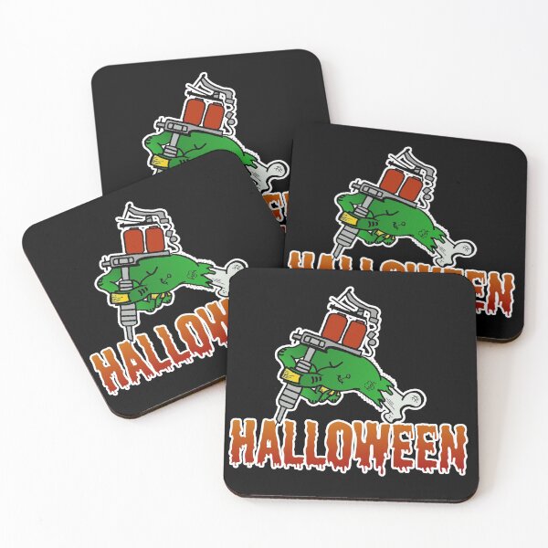 Item preview, Happy Halloween - scary horror monster tattoo - dark products designed and sold by Marcel Wirth.