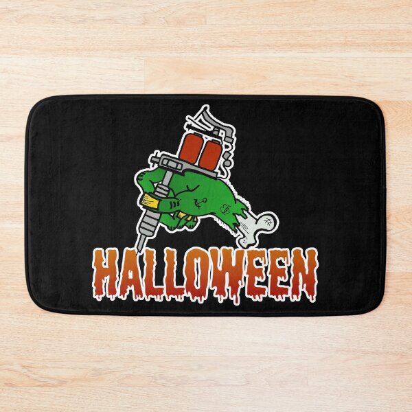 Item preview, Happy Halloween - scary horror monster tattoo - dark products designed and sold by Marcel Wirth.