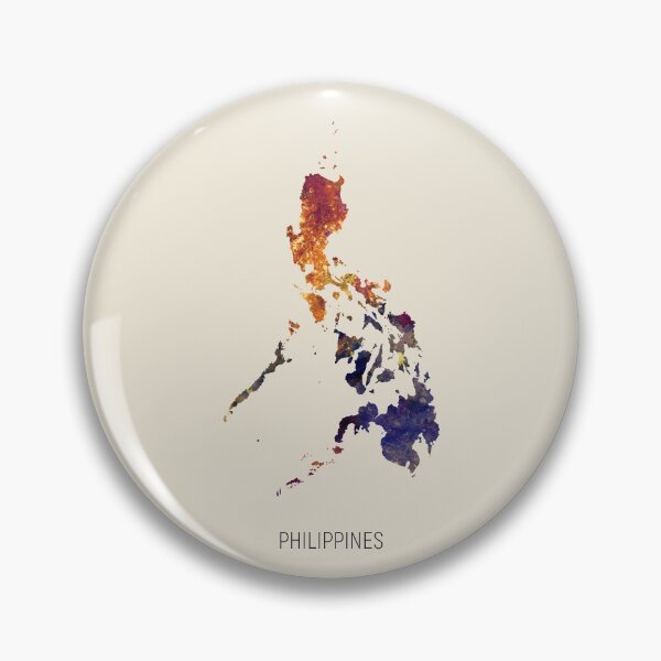 Item preview, Philippines Watercolor Map designed and sold by ArtPrints.