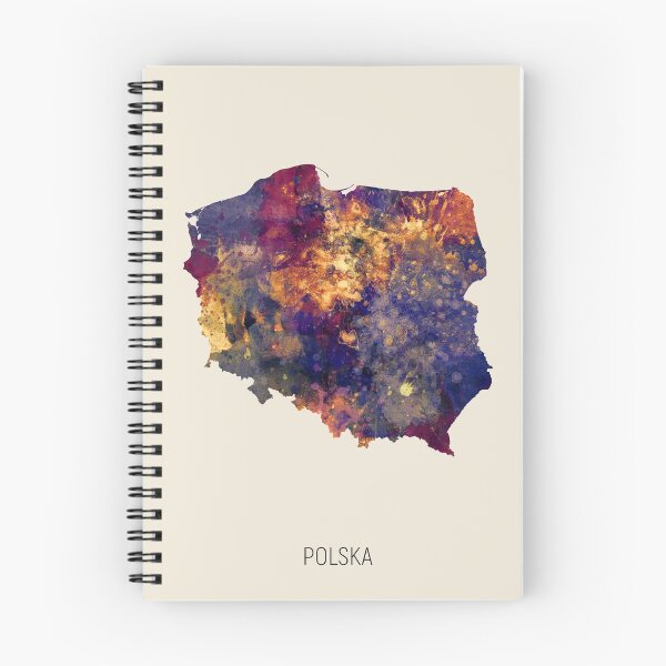Item preview, Polska Watercolor Map designed and sold by ArtPrints.