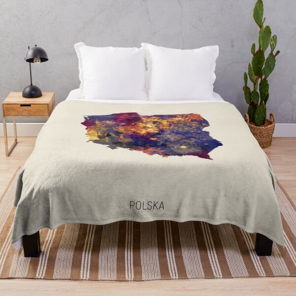 Item preview, Polska Watercolor Map designed and sold by ArtPrints.