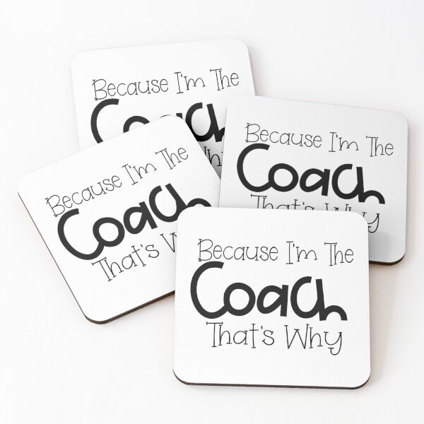 Item preview, Because I'm The Coach That's Why Volleyball Team Gift Idea design designed and sold by nikkidawn74.