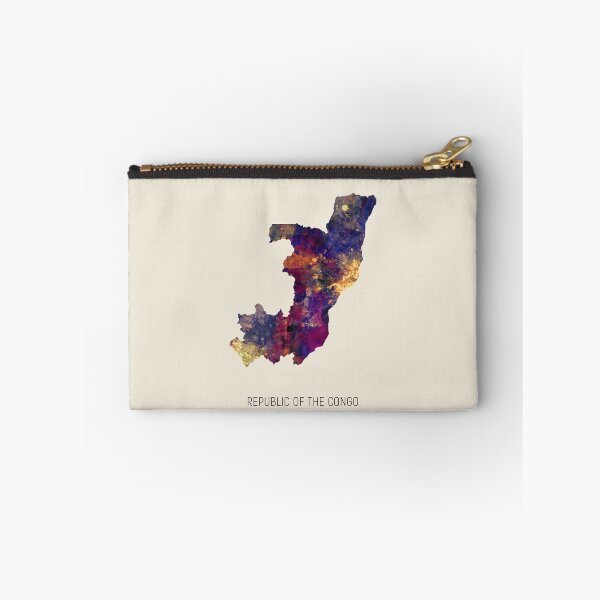 Item preview, Republic of the Congo Watercolor Map designed and sold by ArtPrints.