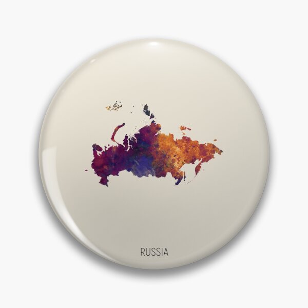 Item preview, Russia Watercolor Map designed and sold by ArtPrints.