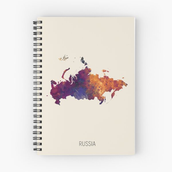 Artikelvorschau, Russia Watercolor Map entworfen und verkauft von ArtPrints.