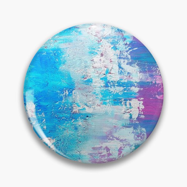 Item preview, abstract painting with pink and blue designed and sold by cathyartist.