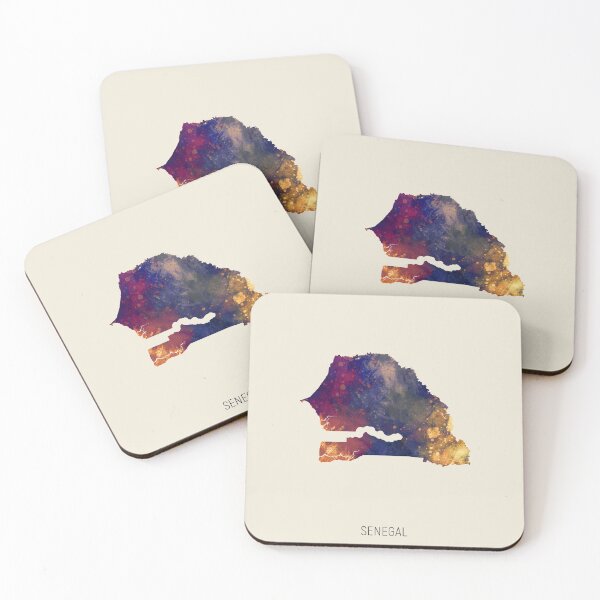 Item preview, Senegal Watercolor Map designed and sold by ArtPrints.