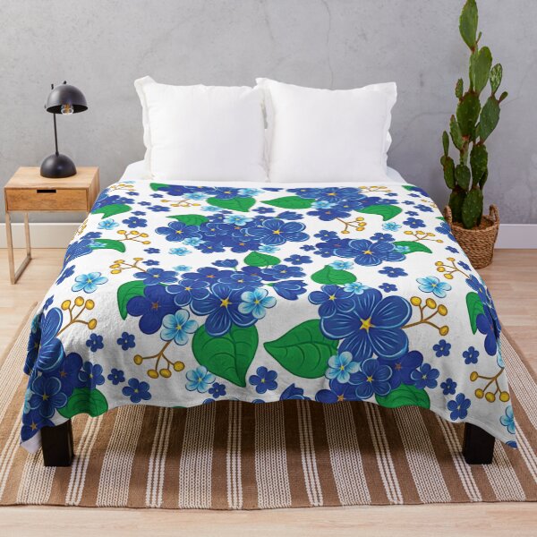 Item preview, Textura con estampado de flores azules y florales para iPhone 16 Pro Max Samsung Galaxy S25 Ultra designed and sold by ramwebroom.