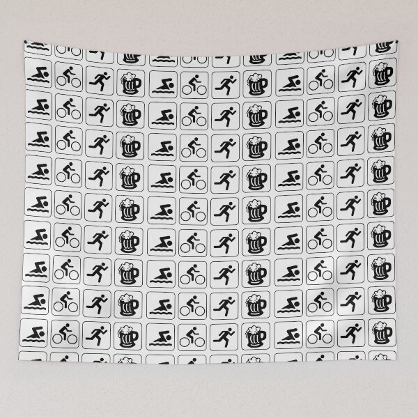 Item preview, funny triathlete swim cycle run beer designed and sold by headpossum.