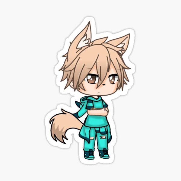 Gacha Blond Boy Gacha Life Art Sticker 