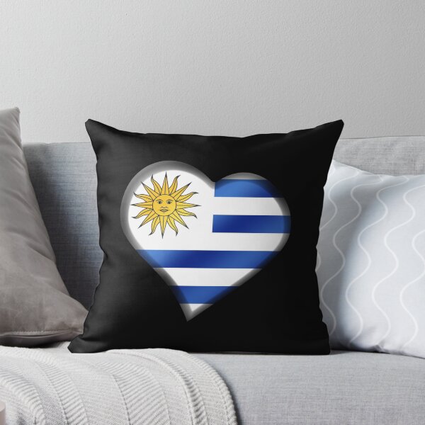 Item preview, Uruguayan Flag - Uruguay - Heart designed and sold by Graphix.