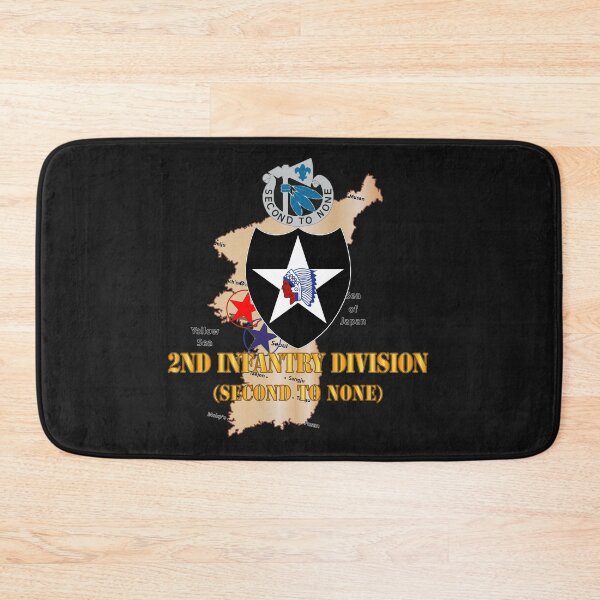 Item preview, Army - Korea Map - 2nd Infantry Div - Second to None - V2 designed and sold by Military Insignia Products.