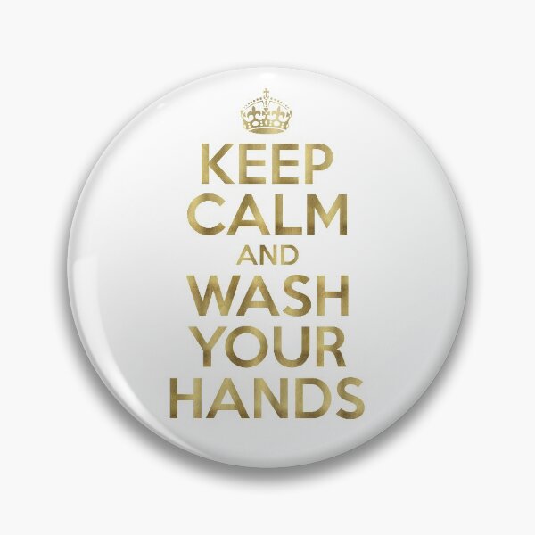 Item preview, KEEP CALM AND WASH YOUR HANDS designed and sold by Byfab.