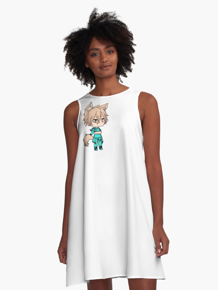 Adam Gacha Life Series Bad Boy A Line Dress By Megellano Redbubble