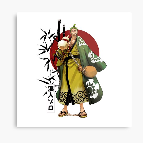 Zoro The Ronin Metal Print
