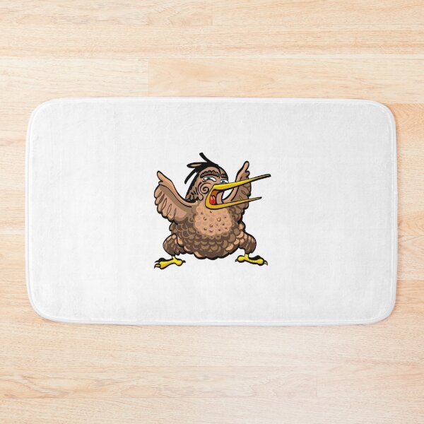 Item preview, Cartoon New Zealand Kiwi Bird doing a Maori Haka designed and sold by headpossum.