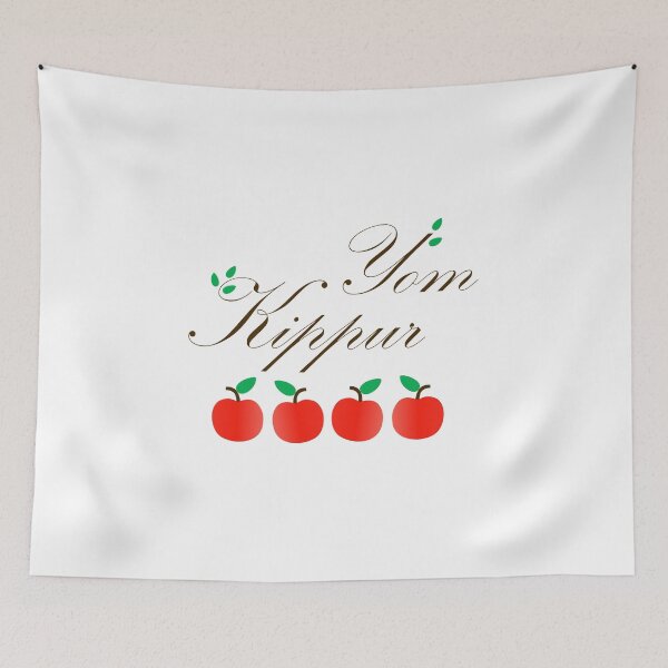 Item preview, Yom Kippur with red apples designed and sold by Shawlin Islam.