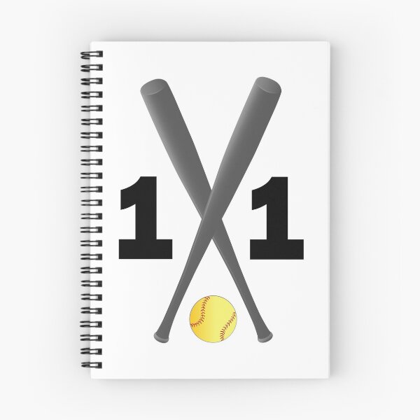 Item preview, Softball number 11 - eleven with bats and ball designed and sold by AllShirts21.