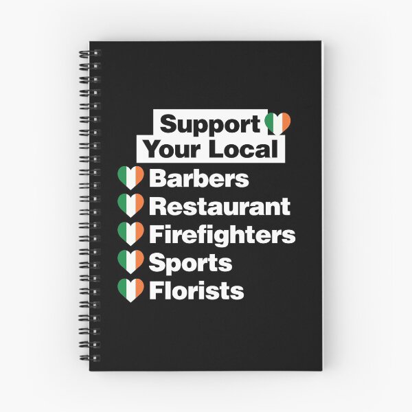 Item preview, Support Irish Local Barbers, Firefighters, Sports, Florists designed and sold by elhefe.