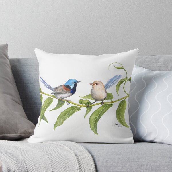 Item preview, Variegated Fairy-Wrens - by Nadya Neklioudova designed and sold by Nadya Neklioudova.