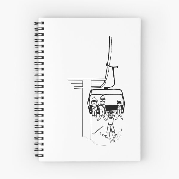 Item preview, Chairlift Sketch  designed and sold by Popsieprints.