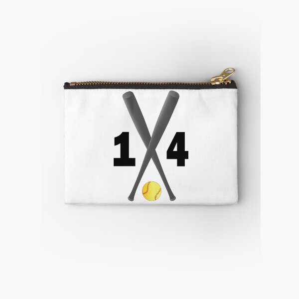 Item preview, Softball number 14 - fourteen with bats and ball designed and sold by AllShirts21.
