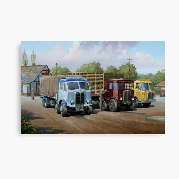 Max's transport cafe. Canvas Print