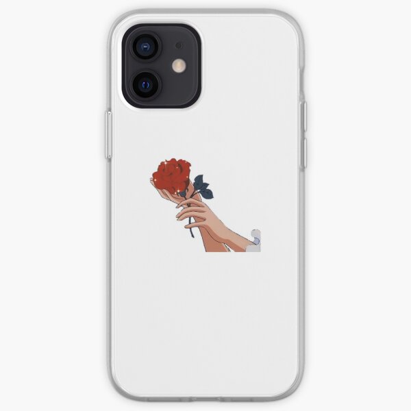 Aesthetic Anime Pretty Rose iPhone Soft Case