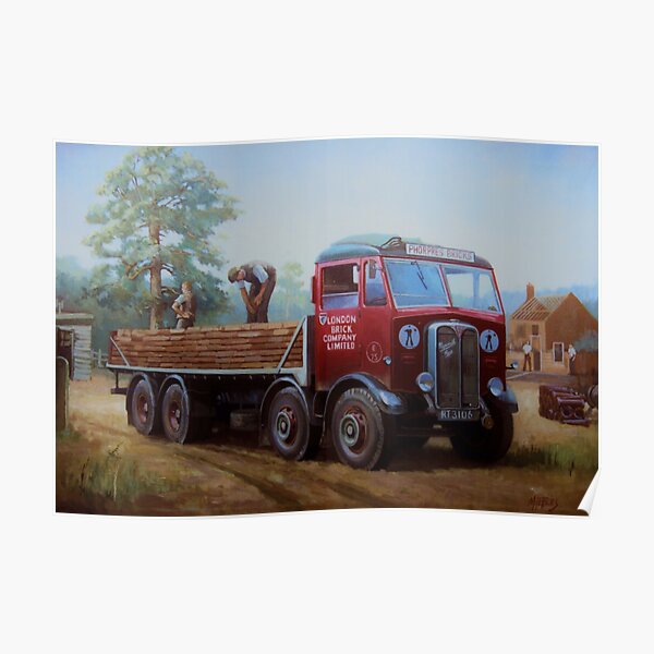 AEC Mammoth Major London Brick. Poster