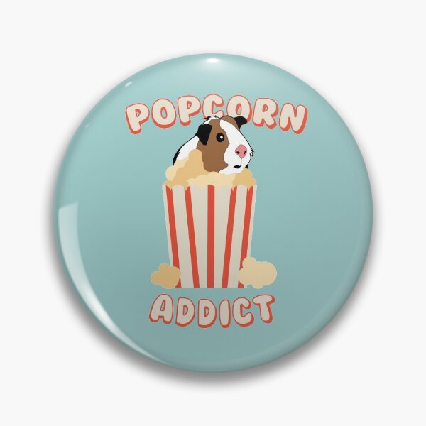 Item preview, Popcorn Addict Guinea Pig designed and sold by Hux Designs.