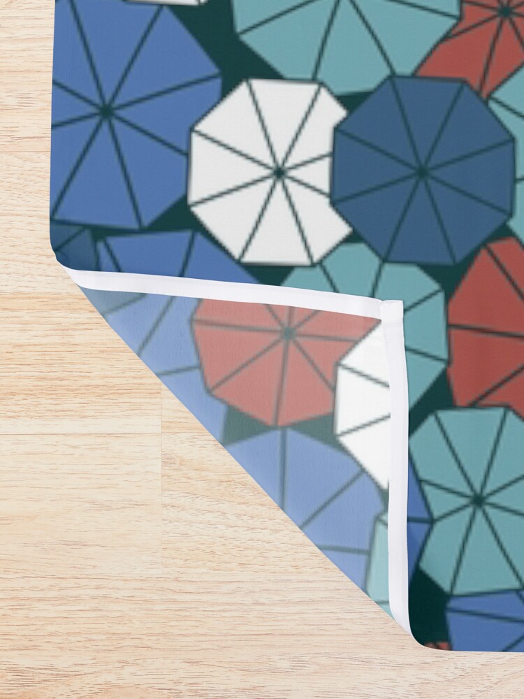Alternate view of Umbrellas Shower Curtain